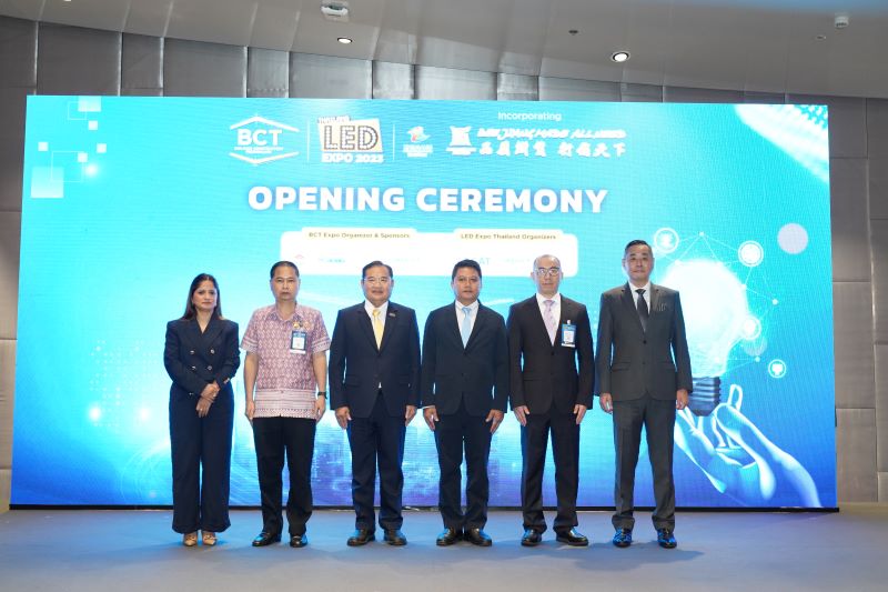พร้อมแล้วสองงานใหญ่แห่งปียกระดับอุตสาหกรรมไฟฟ้า แสงสว่าง อาคารและการก่อสร้าง LED Expo Thailand และ BCT Expo 2023 รวบรวมนวัตกรรมไฟฟ้าแสงสว่างอัจฉริยะ อุปกรณ์และเทคโนโลยีก่อสร้างสุดล้ำ ณ ศูนย์แสดงสินค้า และ การประชุมอิมแพ็คเมืองทองธานี