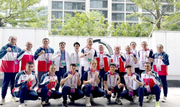 บางจากฯ สนับสนุนสมาคมกีฬามวยสากลแห่งประเทศไทย ในการแข่งขันมหกรรมกีฬาเอเชี่ยนเกมส์ ณ เมืองหางโจว พร้อมชวนคนไทยร่วมส่งกำลังใจเชียร์นักกีฬา   