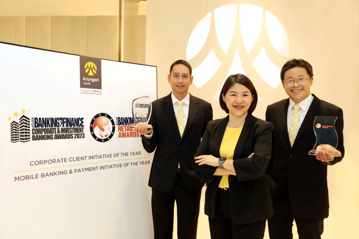 กรุงศรีคว้า 2 รางวัลยอดเยี่ยมด้านธุรกรรมการชำระเงิน จาก Asian Banking & Finance
