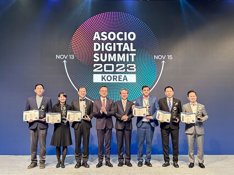 กลุ่มมิตรผล รับรางวัล ASOCIO ICT Awards ประเภท ESG  จากเวที The Asian-Oceanian Computer Industry Organization  Digital Summit 2023 สาธารณรัฐเกาหลี  ตอกย้ำพันธกิจการพัฒนาเพื่อสร้างความยั่งยืน   