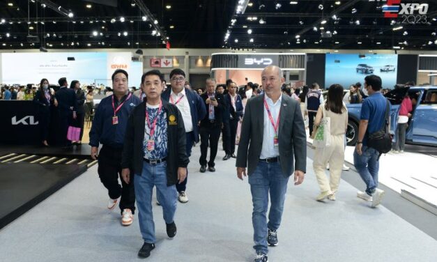 รัฐมนตรีว่าการกระทรวงคมนาคม  เยี่ยมชมงาน MOTOR EXPO 2023