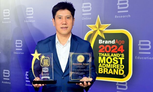TOA ย้ำแชมป์สีเบอร์หนึ่ง คว้า 2 รางวัลใหญ่ ‘สุดยอดองค์กร และแบรนด์สีที่ผู้บริโภคเชื่อมั่นมากที่สุด’ 13 ปีซ้อน Thailand’s Most Admired Company & Brand ปี 2024