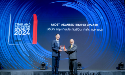 กรุงเทพประกันชีวิต คว้ารางวัล “สุดยอดแบรนด์ที่ครองใจผู้บริโภค” จากเวที Thailand Top Company Awards 2024