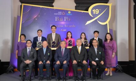 ไทยพาณิชย์ร่วมกับศศินทร์มอบรางวัลเชิดชูเอสเอ็มอีไทย 5 บริษัท  คว้ารางวัลเกียรติยศ Bai Po Business Awards by Sasin ครั้งที่ 19  โชว์วิสัยทัศน์ทำธุรกิจยั่งยืนสู่อนาคต   