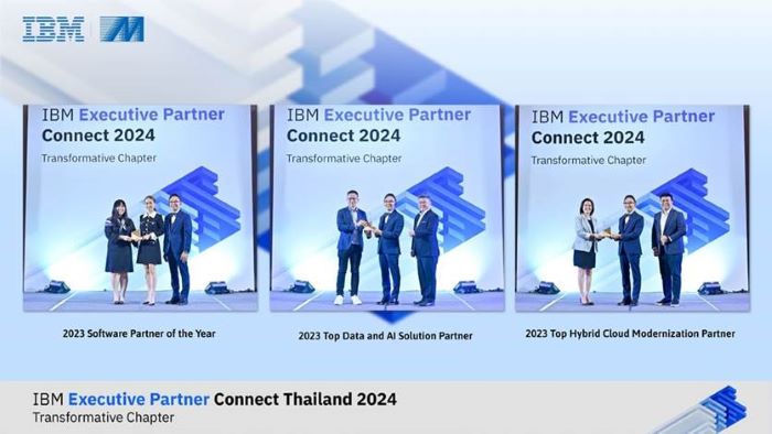 MSC คว้า 3 รางวัลใหญ่จากงาน IBM Executive Partner Connect 2024