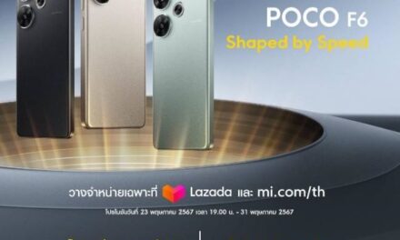 POCO เปิดตัวสมาร์ทโฟนเรือธงรุ่นล่าสุด ‘POCO F6 Series’  โดดเด่นด้วยขุมพลังแบบไฮเปอร์พาวเวอร์บน POCO F6 Pro และความเร็วแรงบน POCO F6 พร้อมให้แฟนๆ ชาวไทยเป็นเจ้าของได้แล้ววันนี้!