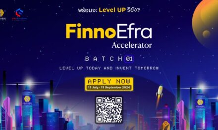 Krungsri Finnovate เปิดรับสมัคร Startup เข้าโปรแกรม “Finno Efra Accelerator” พร้อมปั้น Early Stage Startup ให้เติบโตเร็วและยั่งยืน