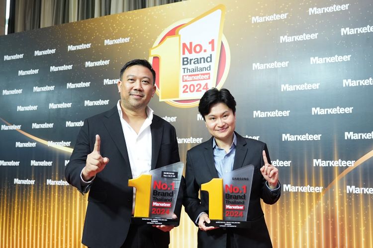 ซัมซุง ครองใจผู้บริโภคไทย คว้ารางวัล “Marketeer No.1 Brand in Thailand 2024” หมวดผลิตภัณฑ์ตู้เย็นและทีวี ต่อเนื่องกว่า 10 ปี