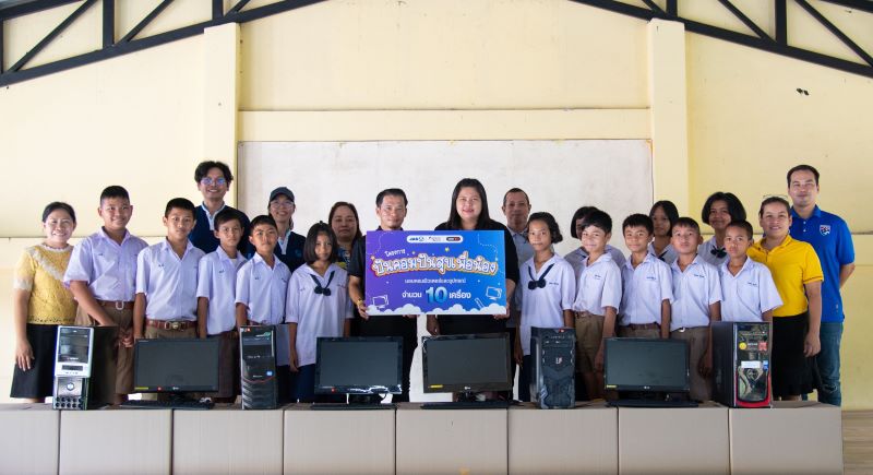 “JAS-PA-3BBTV” สานต่อ “ปันคอม ปันสุข เพื่อน้อง”บริจาคคอมพิวเตอร์ให้โรงเรียนสวนป่าอุปถัมภ์ จ.ฉะเชิงเทรา