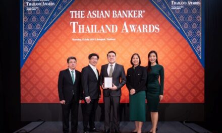 ลีสซิ่งกสิกรไทยรับรางวัล Best Automobile Financing จาก The Asian Banker