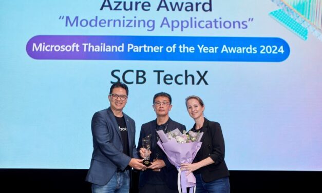 SCB TechX คว้ารางวัล “Azure Award” จากเวที Microsoft Thailand Partner of the Year Awards 2024 พร้อมขับเคลื่อนองค์กรสู่บริษัทเทคโนโลยีชั้นนำในภูมิภาค