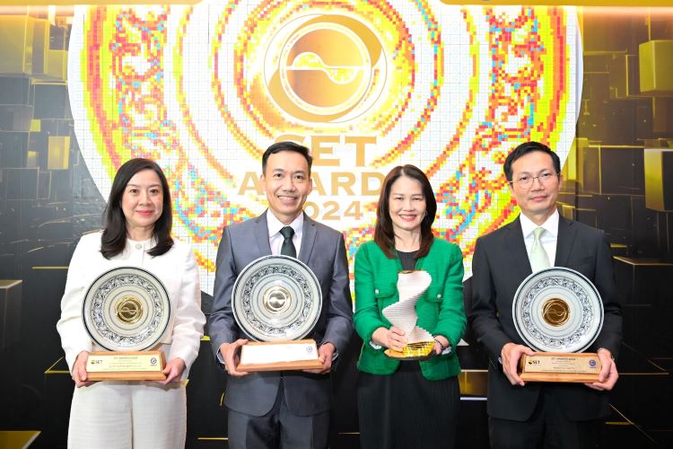 กสิกรไทยครอง 4 รางวัลใหญ่ จาก SET Awards 2024